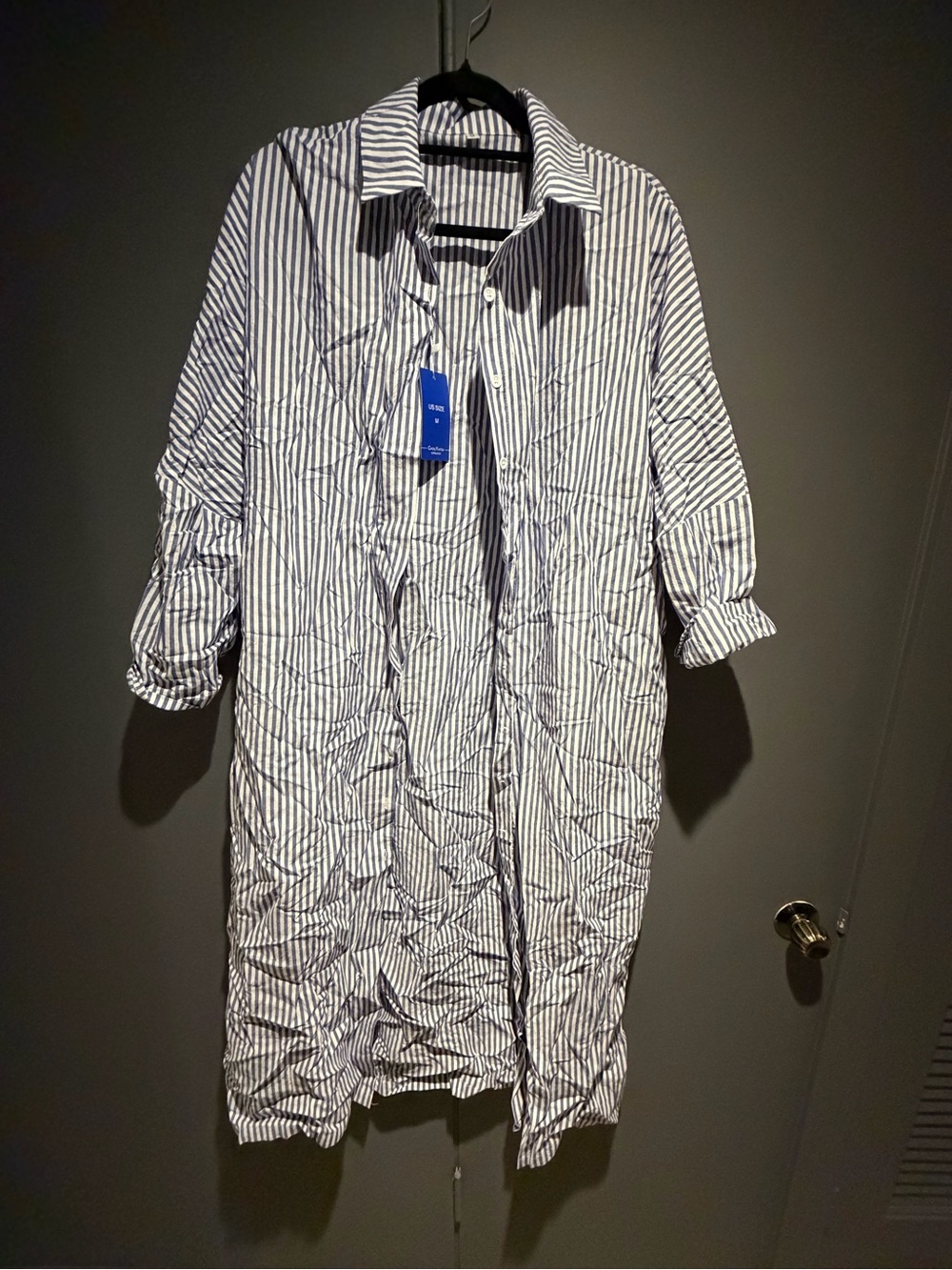 Striped button up